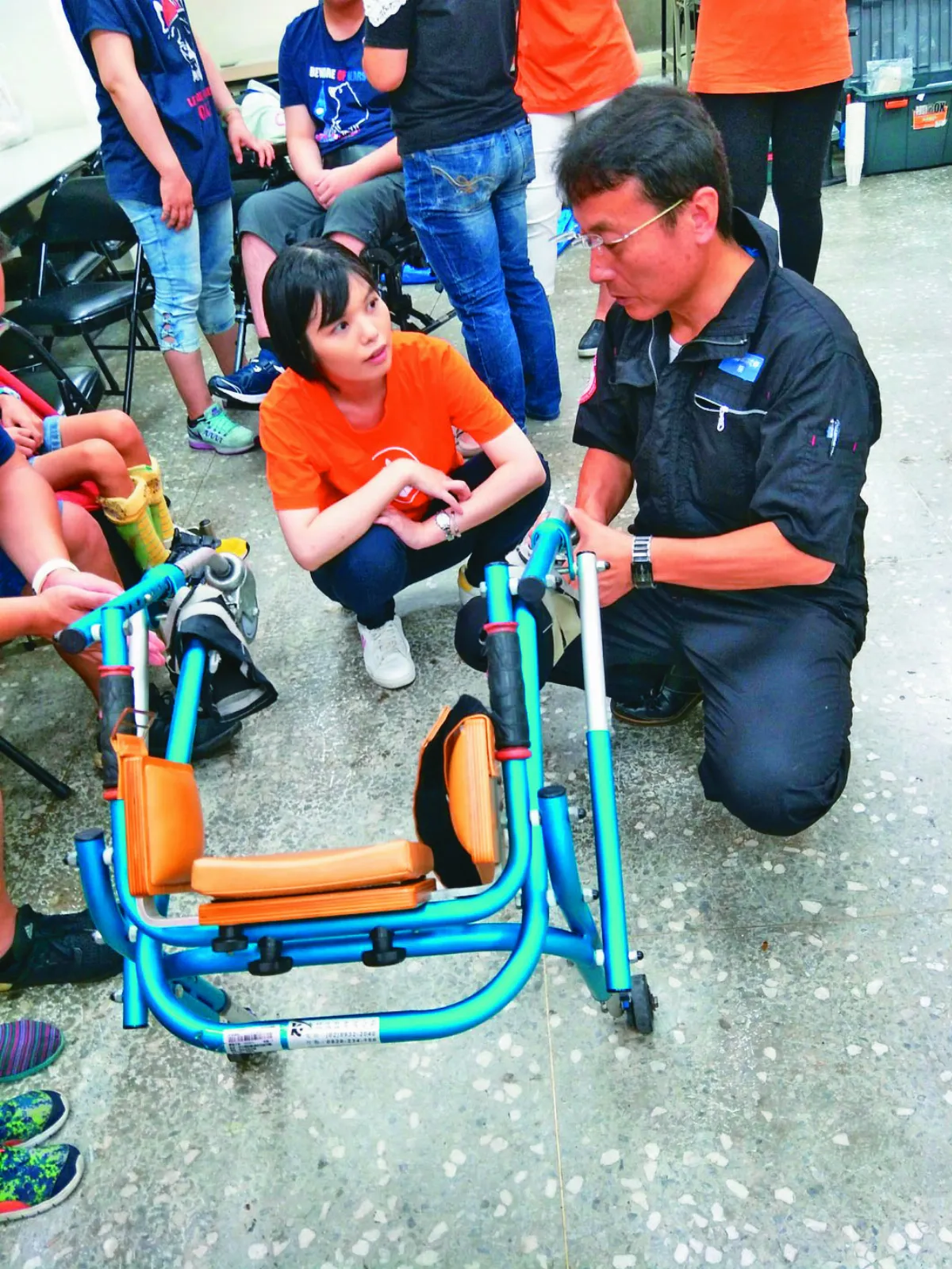 扛住負能量  暖心社工樂助身障