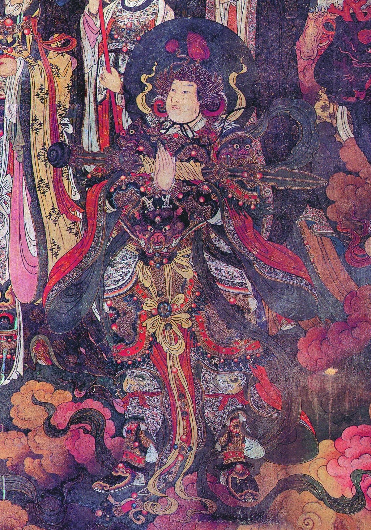 世界佛教藝術賞析 法海寺韋馱天像