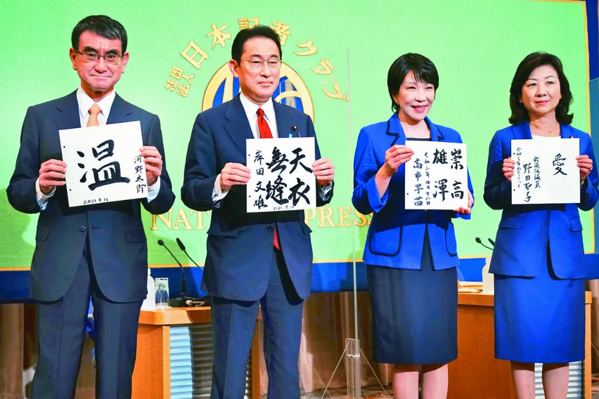 共同社民調：河野領先對手 最適合擔任總裁
