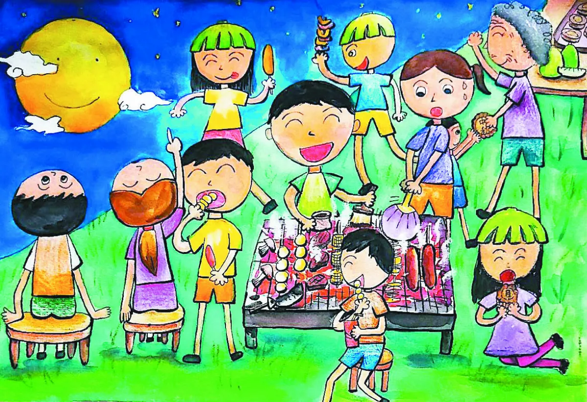 快樂塗鴉簿 月圓人團圓