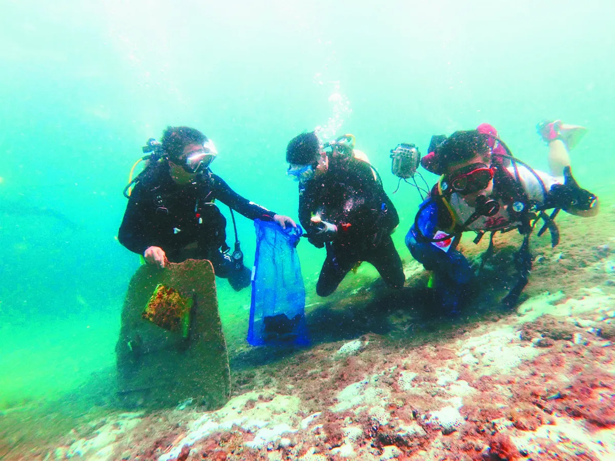 一件好事救海洋 桃園潛海團  清除海廢創紀錄