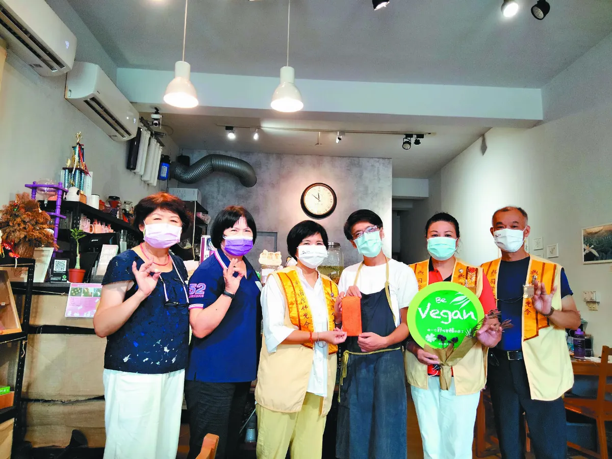 新竹9素食店家 相挺e起復蔬