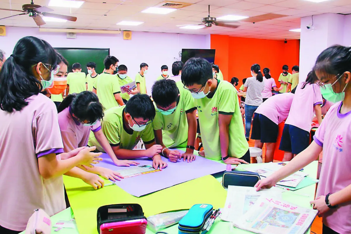 普中讀《人間福報》 了解時事 心靈也成長