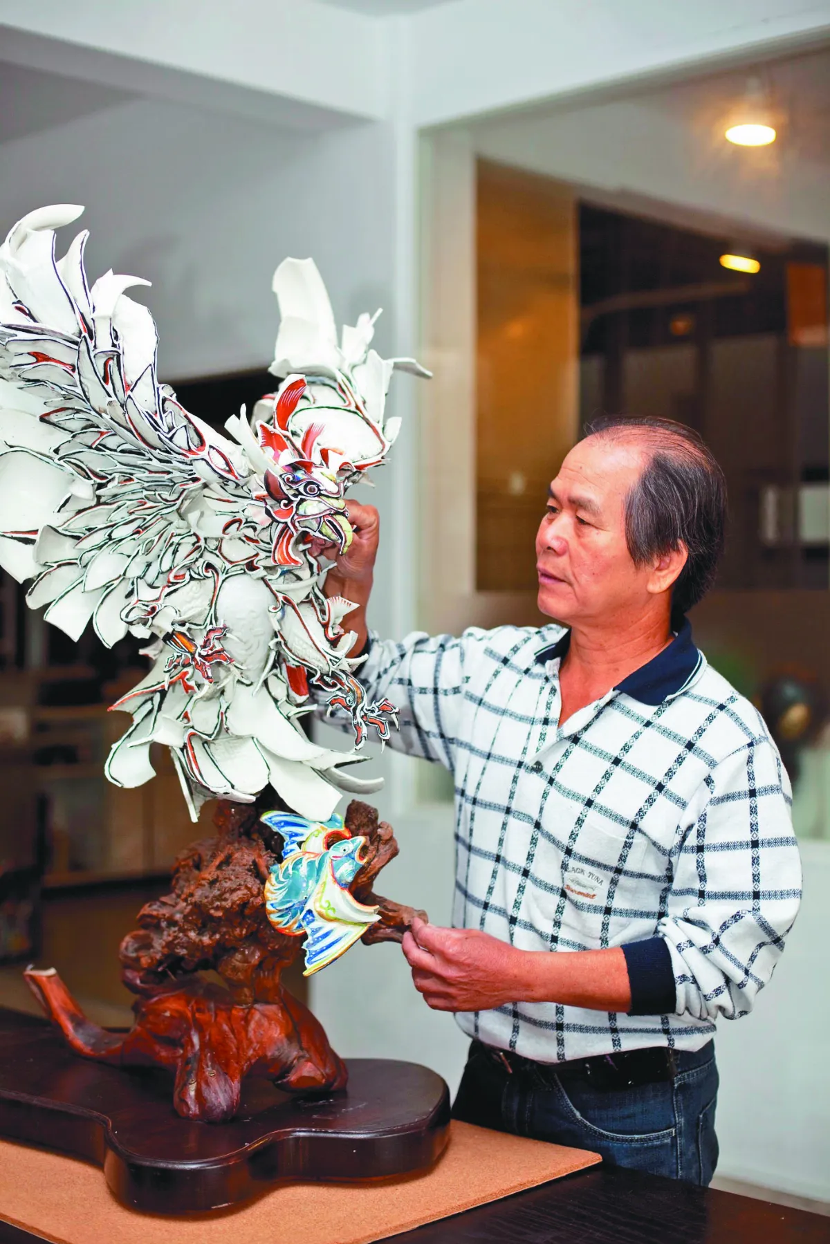 剪黏藝師陳三火 獲工藝成就獎