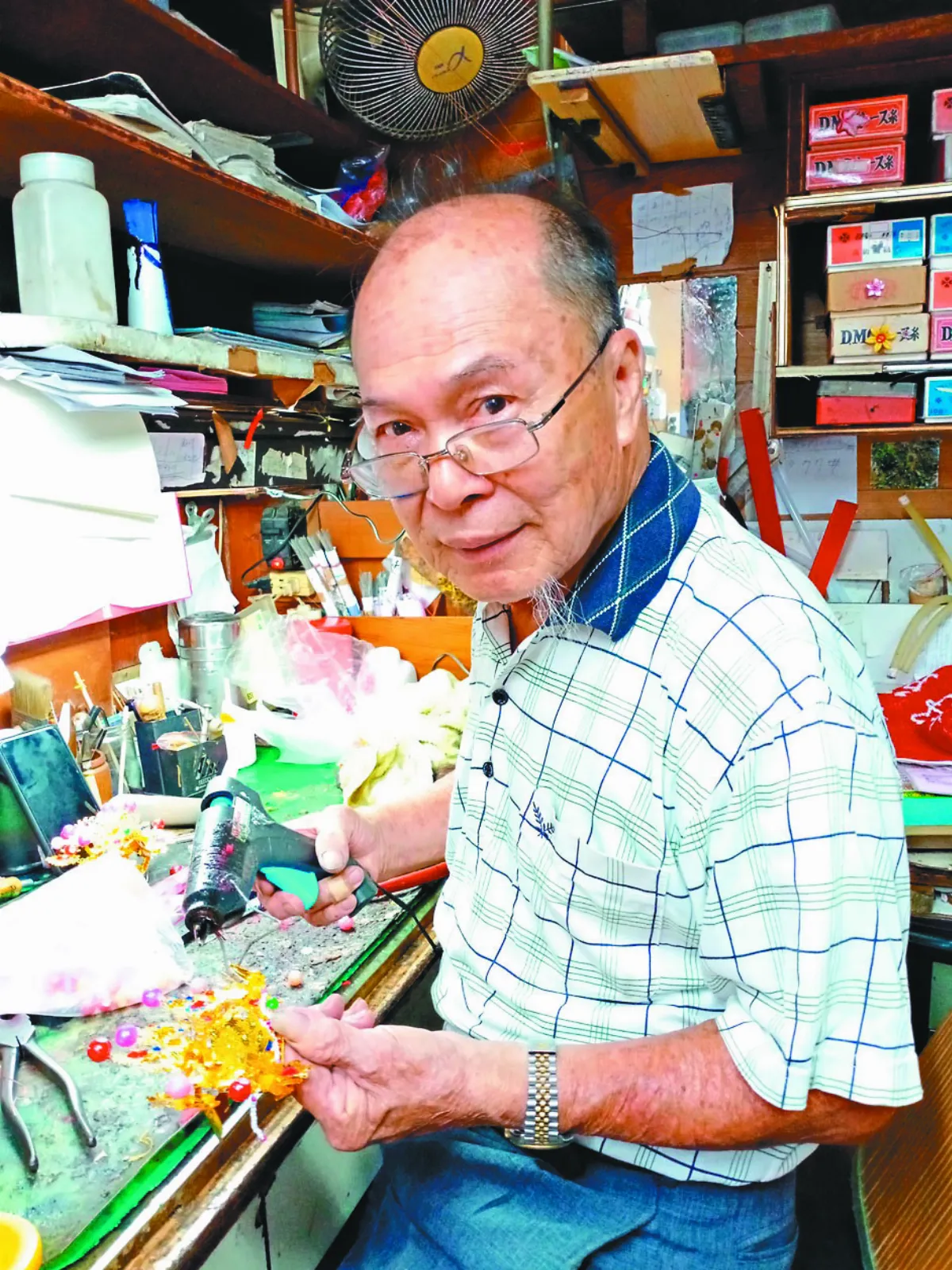 一鉗一鑷 鑲嵌萬頂神明珠帽