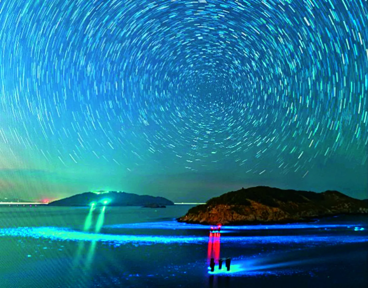 馬祖大坵島 藍眼淚+星空 拚暗空公園