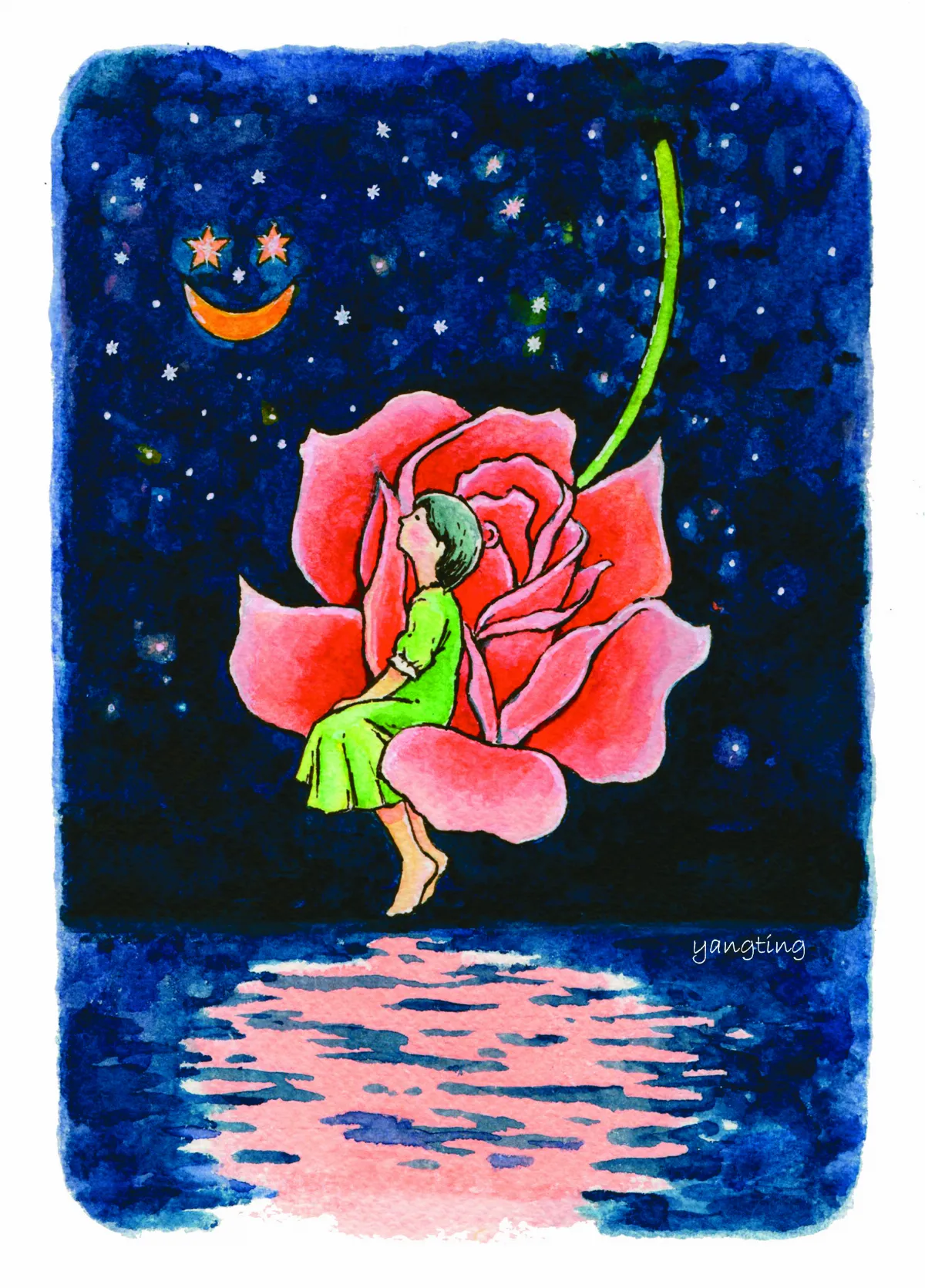 回音播放器 微笑月亮