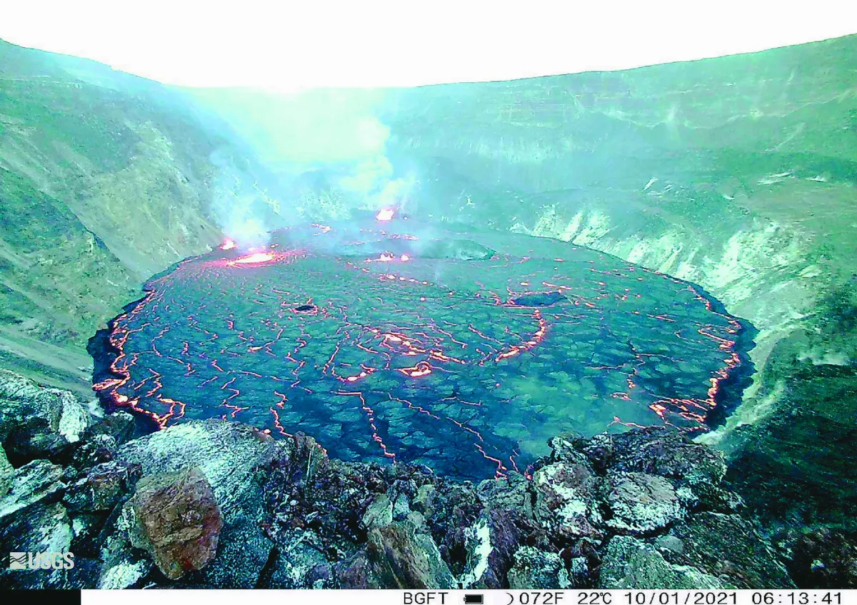 夏威夷幾勞亞火山全面噴發