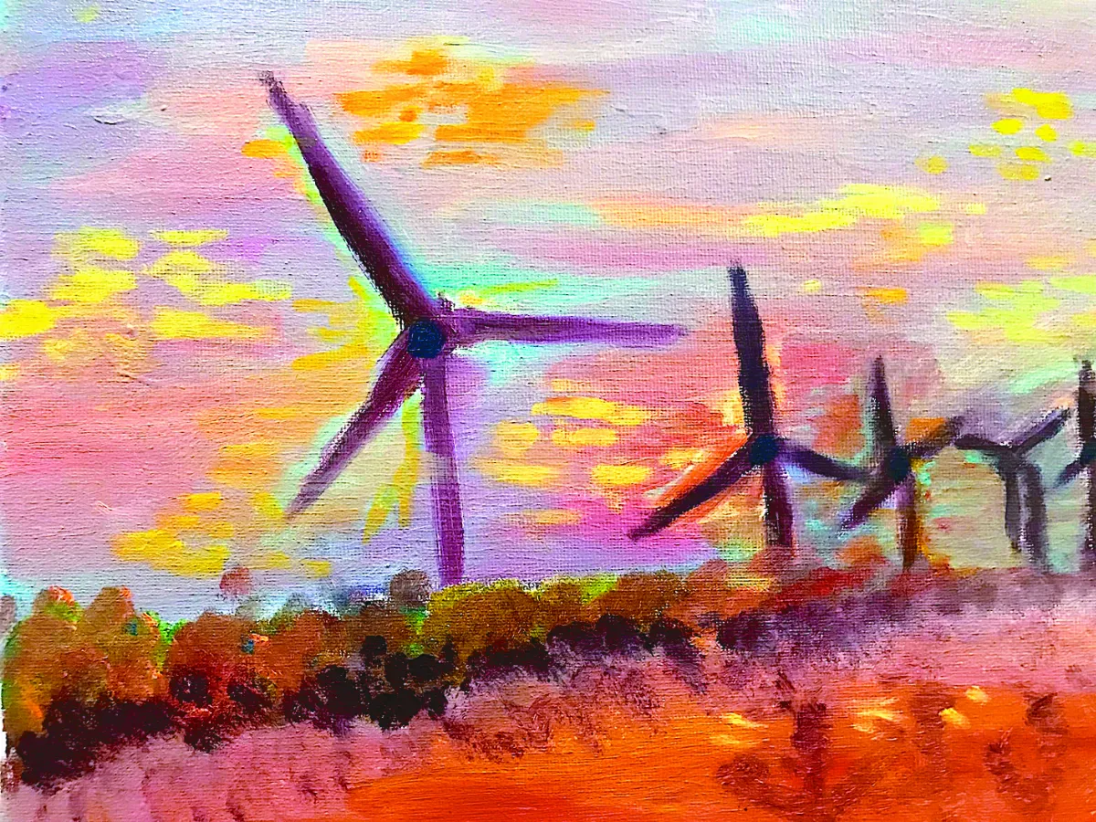 快樂塗鴉簿 吹海風