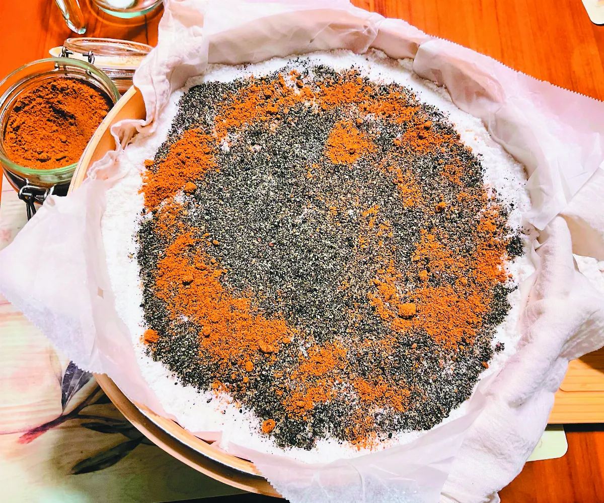 24節氣養生 寒露10/8~10/23 桂花黑芝麻米糕