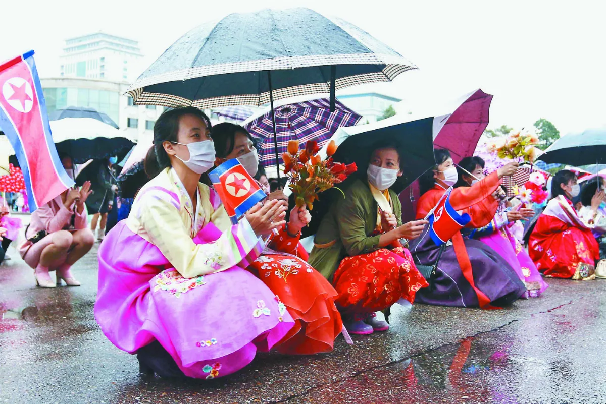 北韓建黨76周年 藝術團表演慶祝