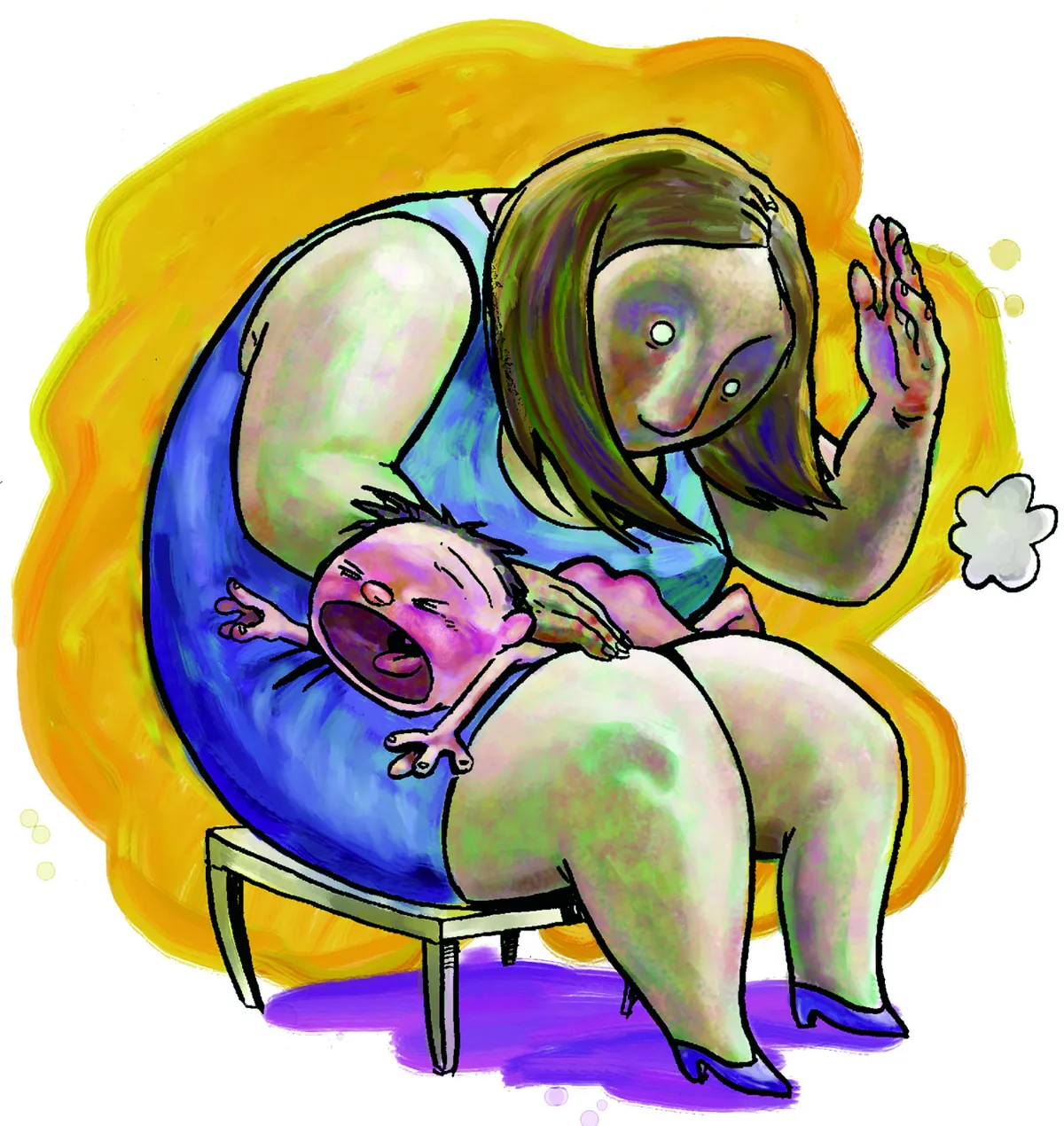 打屁股恐影響孩童腦部發育