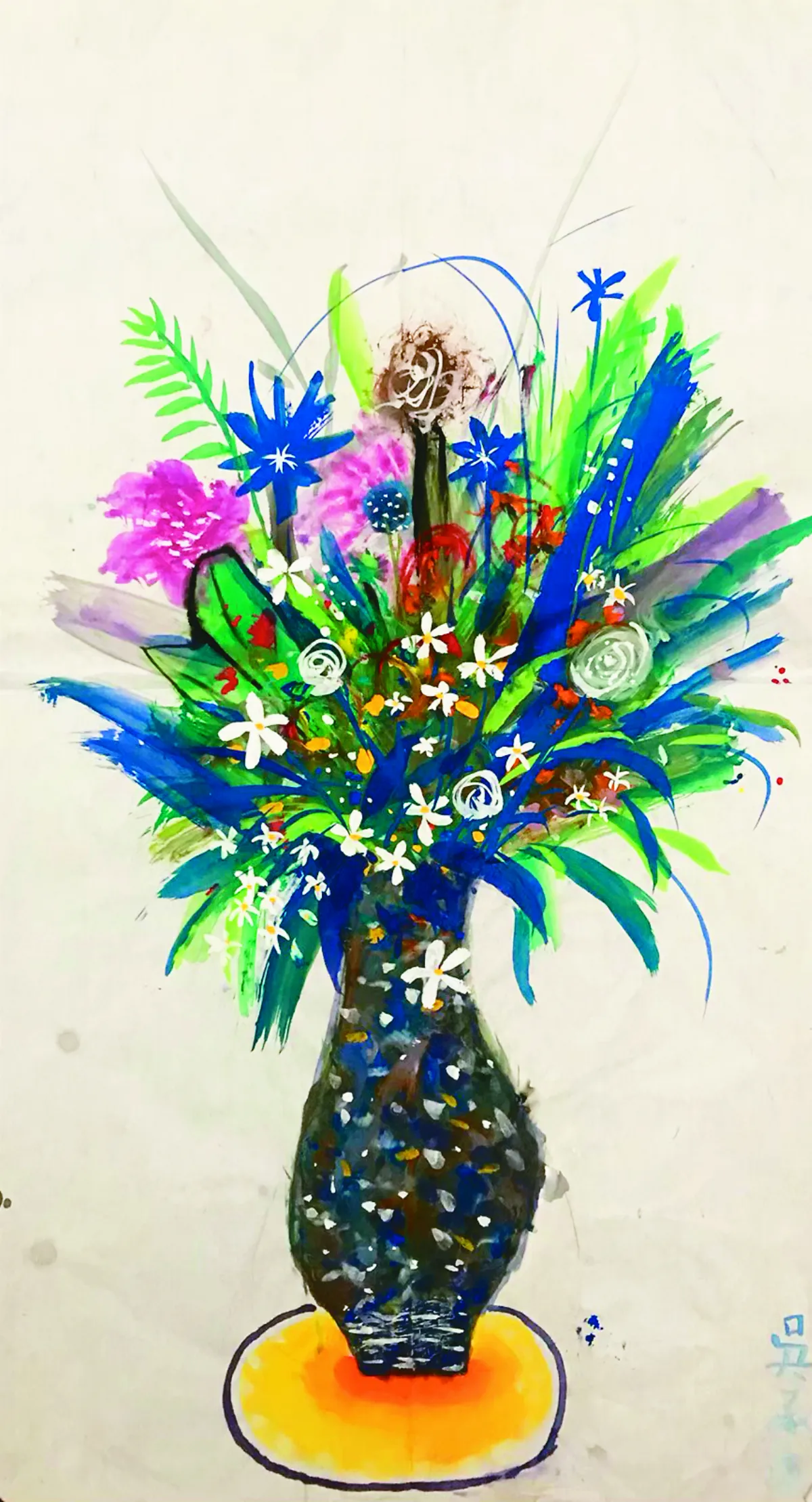 快樂塗鴉簿 花團錦簇