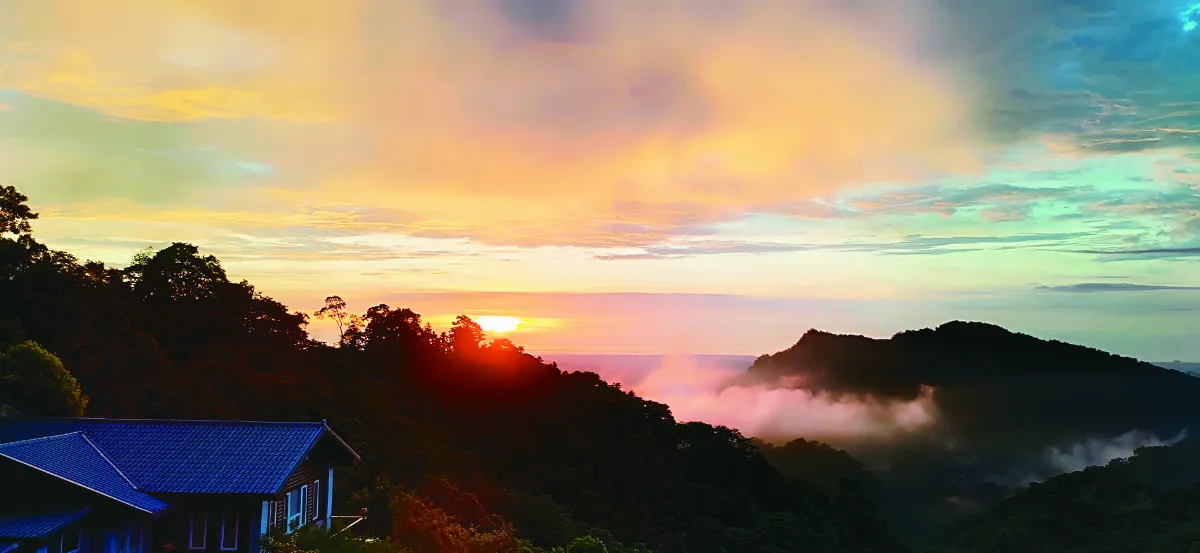 山村生活 黃昏印象抒情