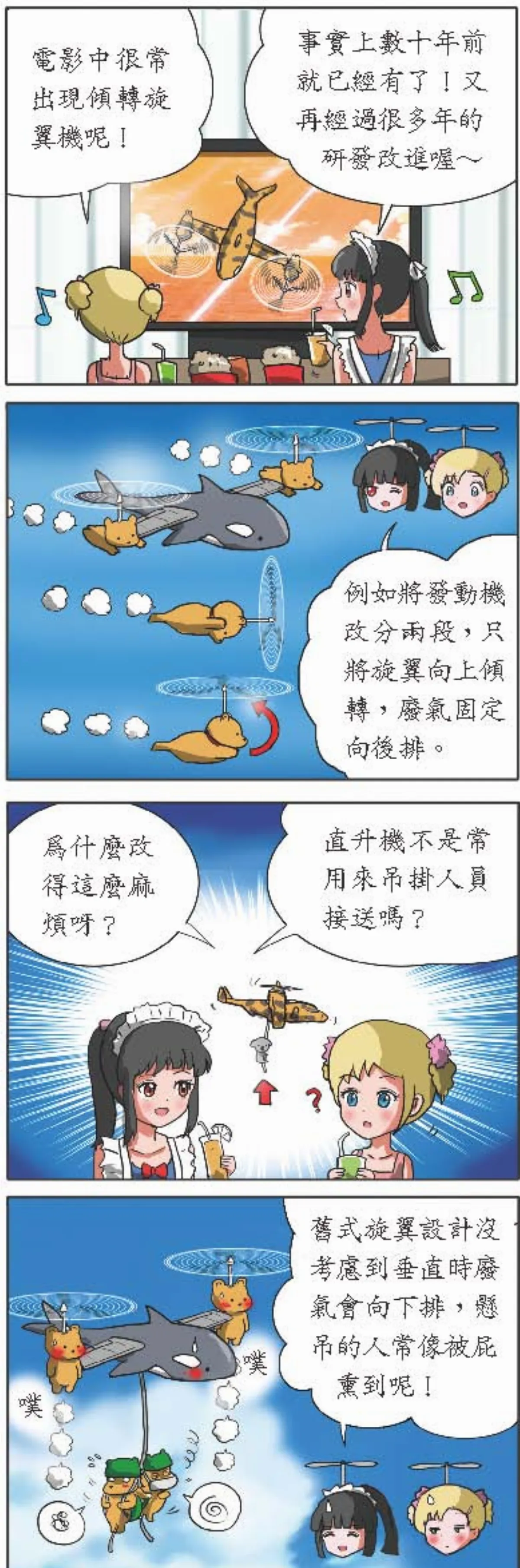 科學研究部 直升機研究17 傾轉旋翼機的改進
