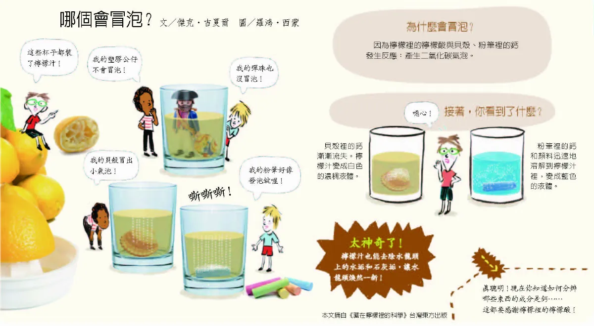 哪個會冒泡？