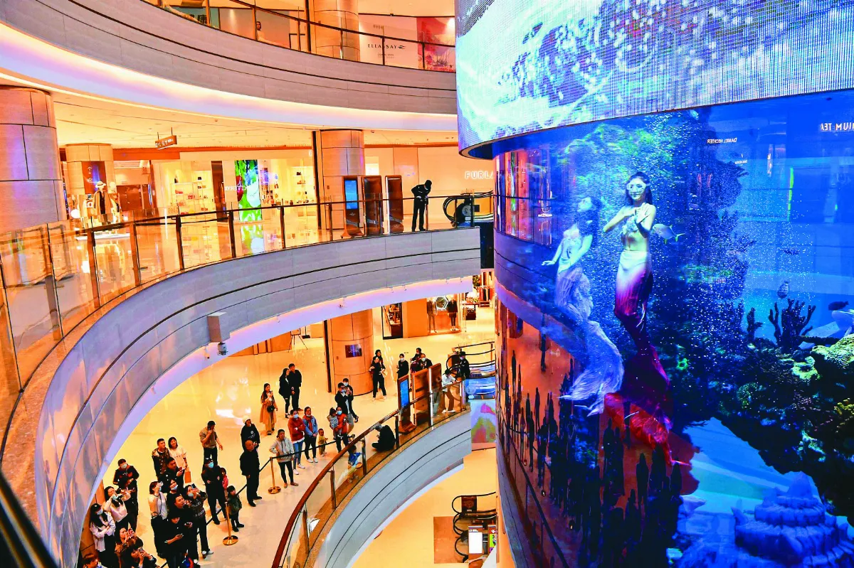 美人魚 游進商場