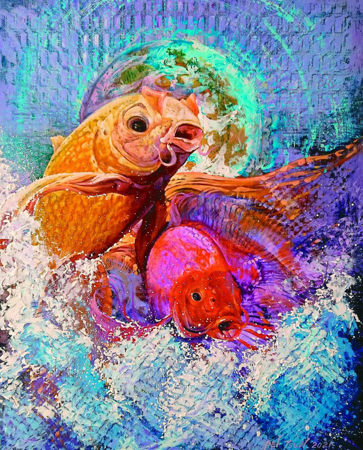 雲林在地畫家  展油畫作品