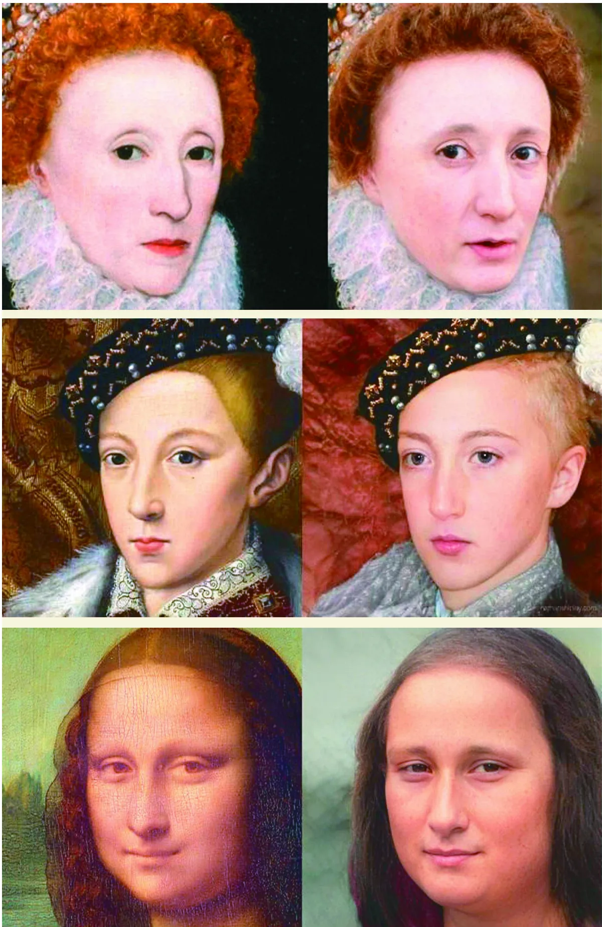 AI藝術家 把經典名畫真人化