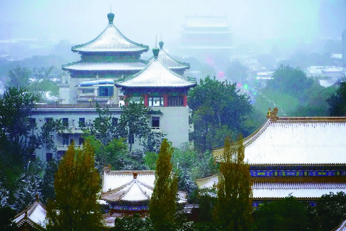 北京降初雪 較往年提早23天