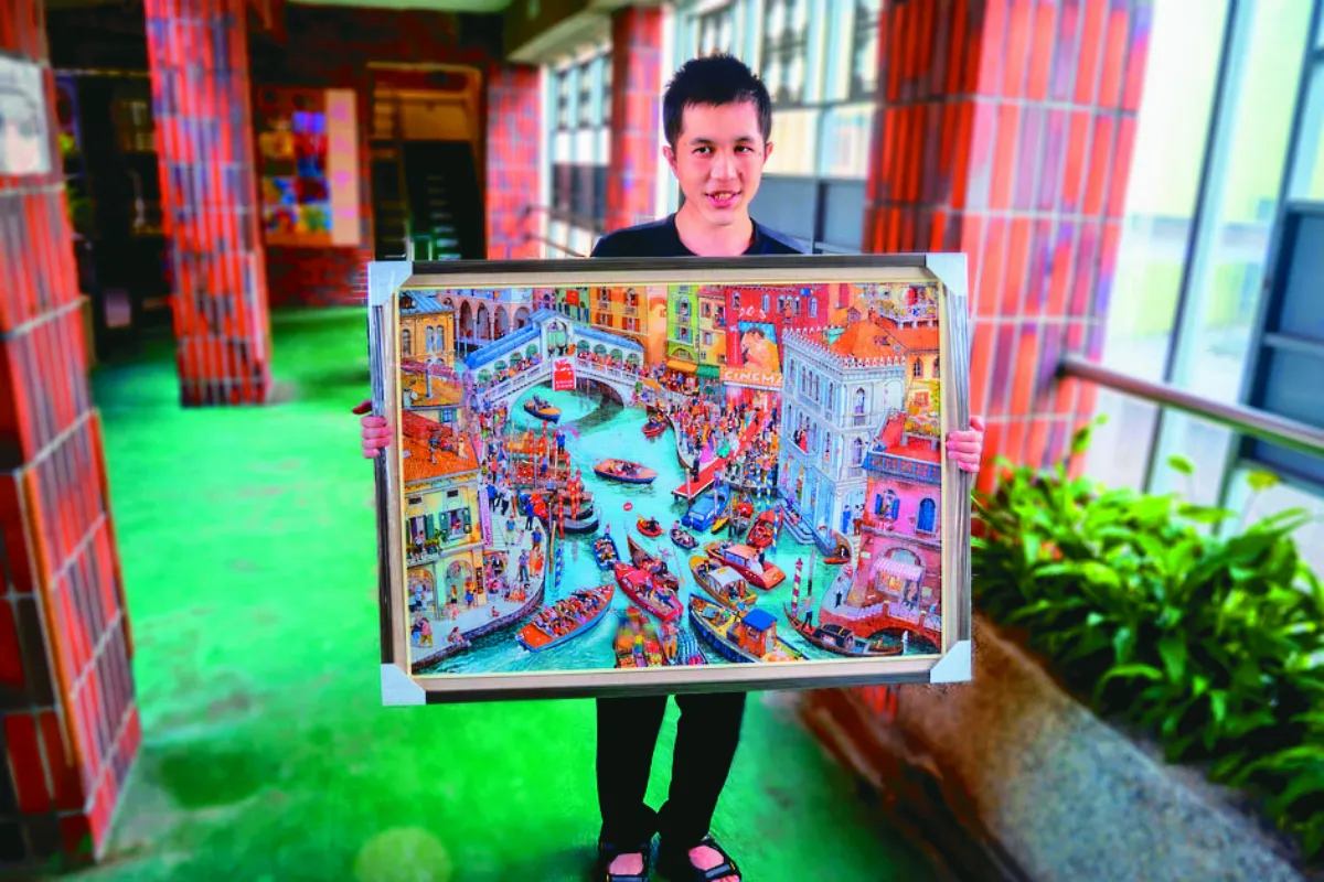 1小時完成千片 盼代客拼圖展長才