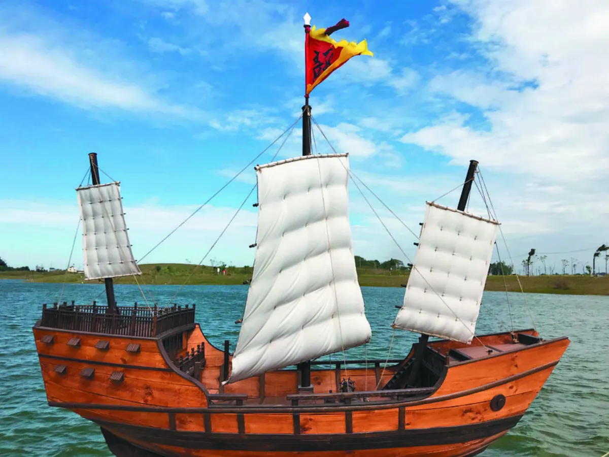 顏思齊開台400年 復刻戎克船