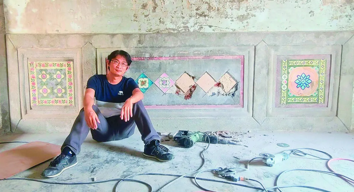 台灣花磚博物館 立體浮雕有藝趣 手工彩繪映今昔
