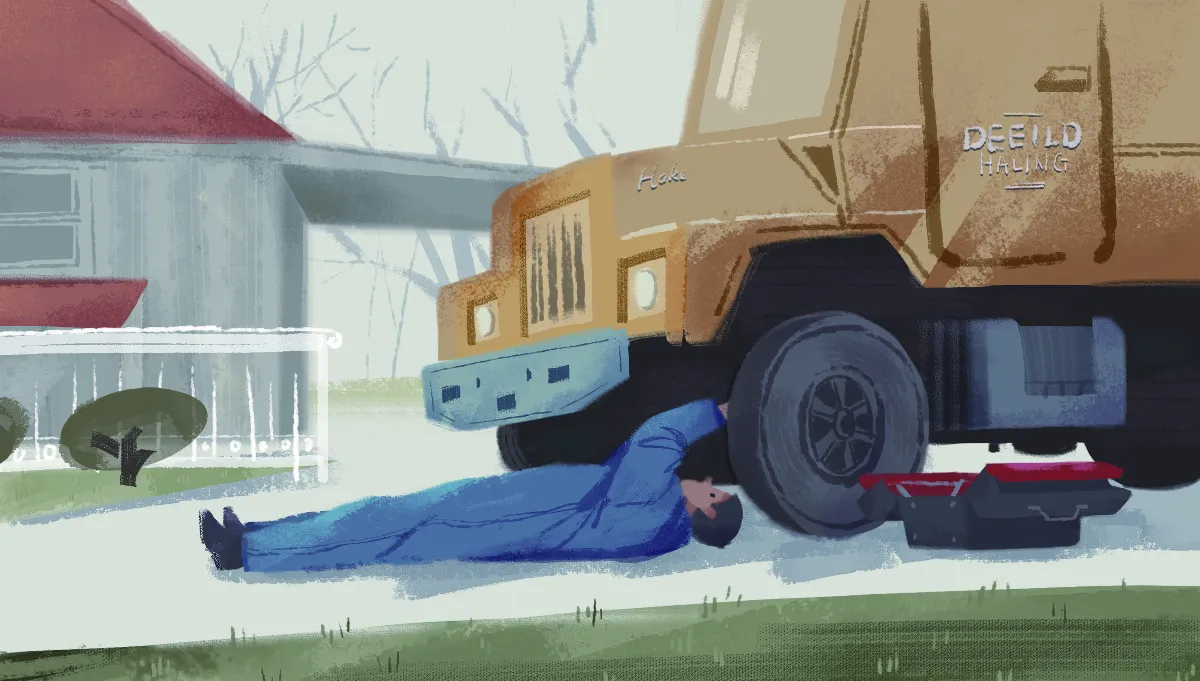 我把車子舉起來了 液壓系統與眼球轉動