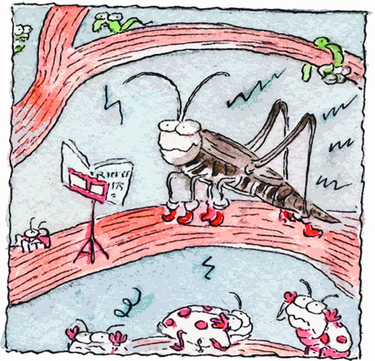 蟋蟀先生，今天氣溫幾度？