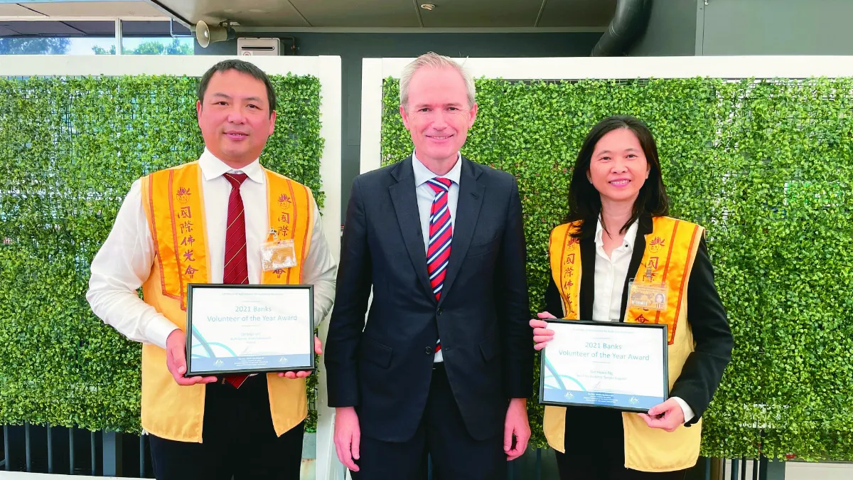 班克斯義工獎 2佛光人獲殊榮