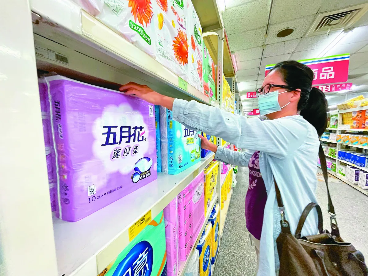 五月花衛生紙 春節後漲8%