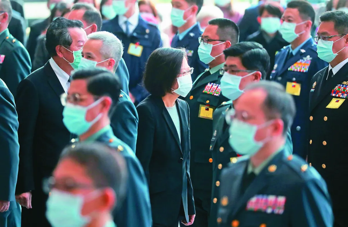 蔡總統出席 將官晉任授階典禮