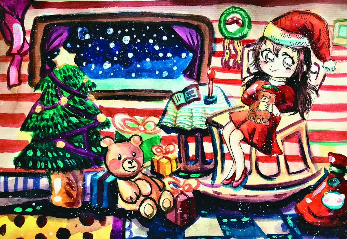 快樂塗鴉簿 巧遇耶誕夜
