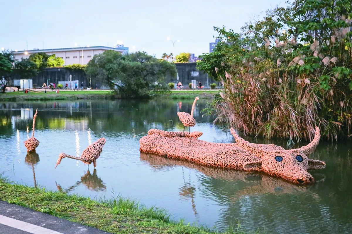 溼地藝術季 水牛見客