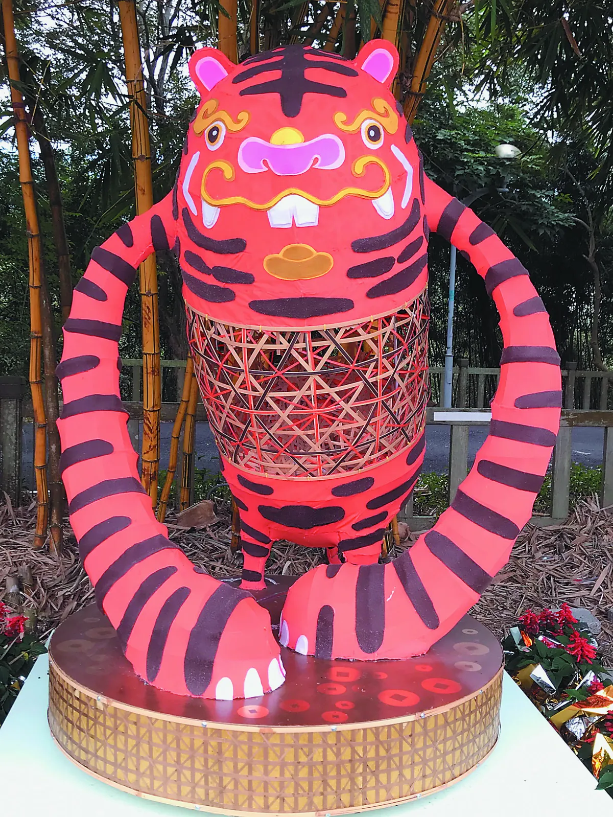 竹藝燈會  五虎臨門