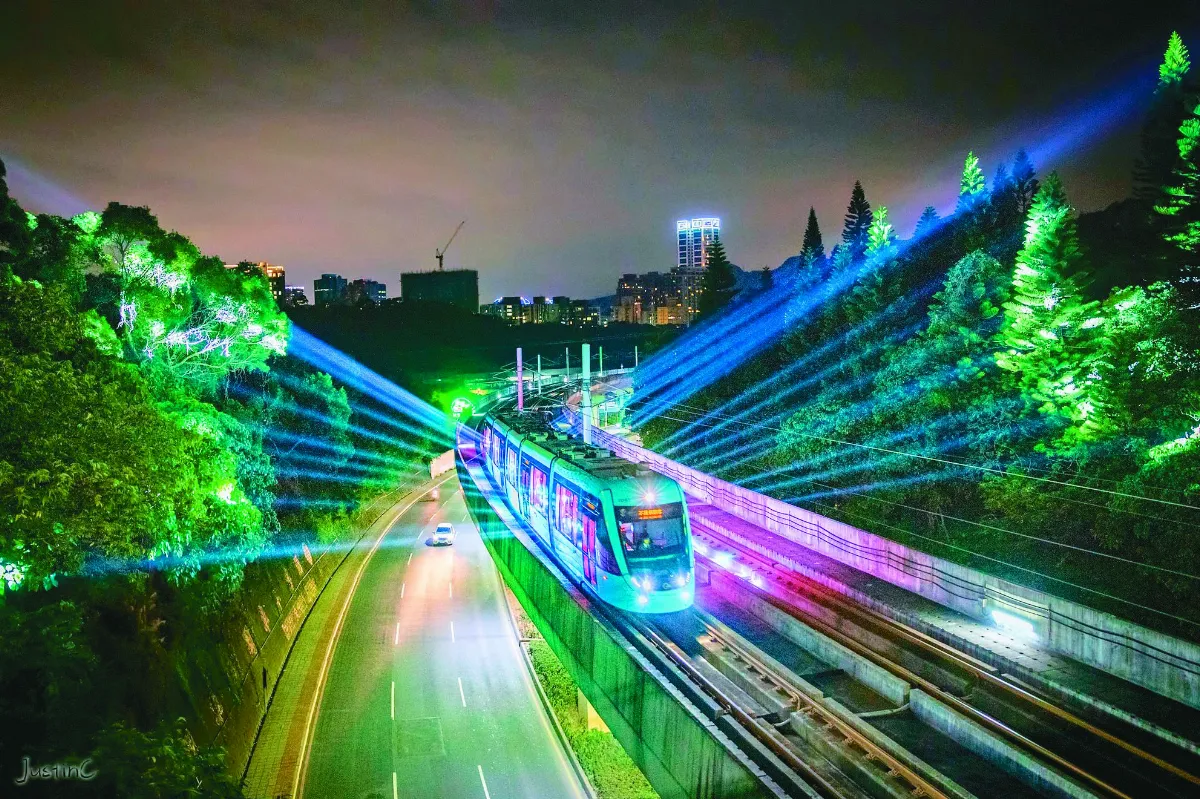 淡海光影列車秀 日媒爭相報導