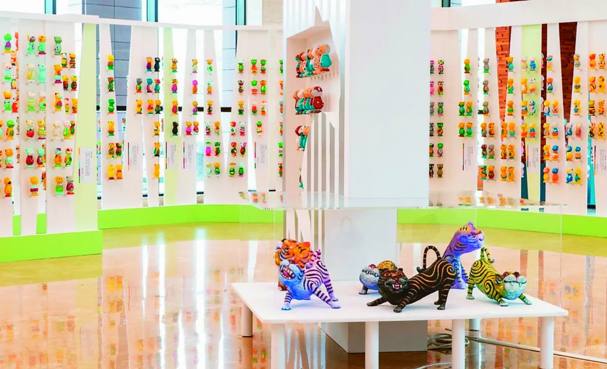 用家鄉代表色  繪千隻感動虎