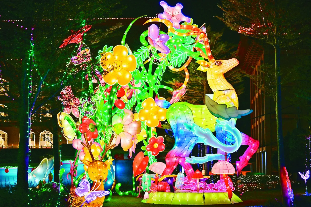 佛光山春節平安燈  很幸虎