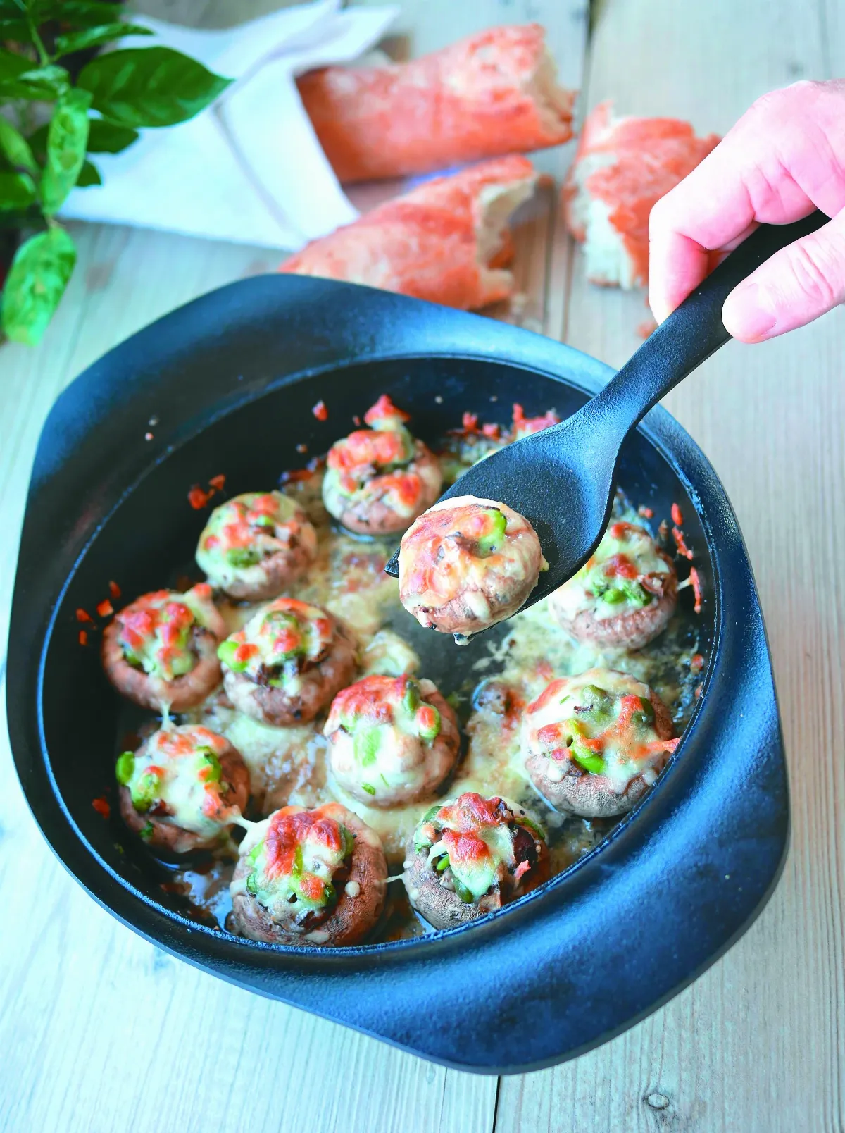 團團圓圓焗烤洋菇