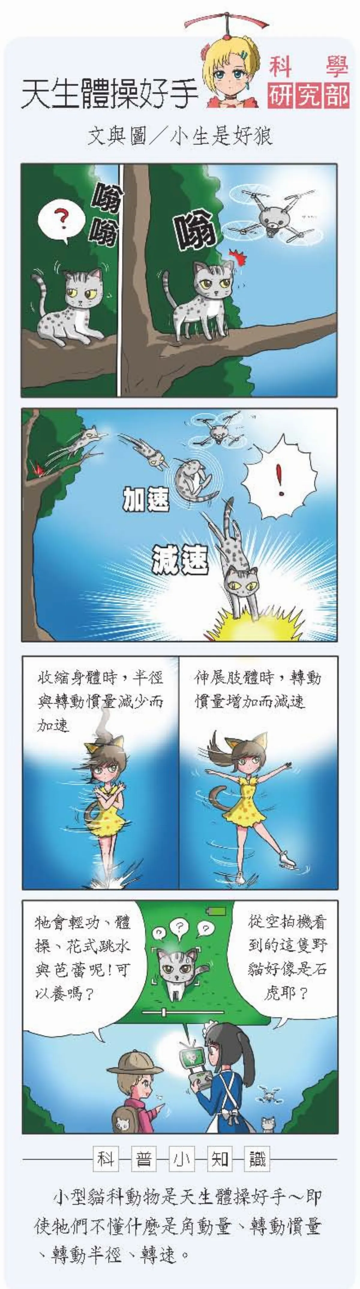 科學研究部 天生體操好手