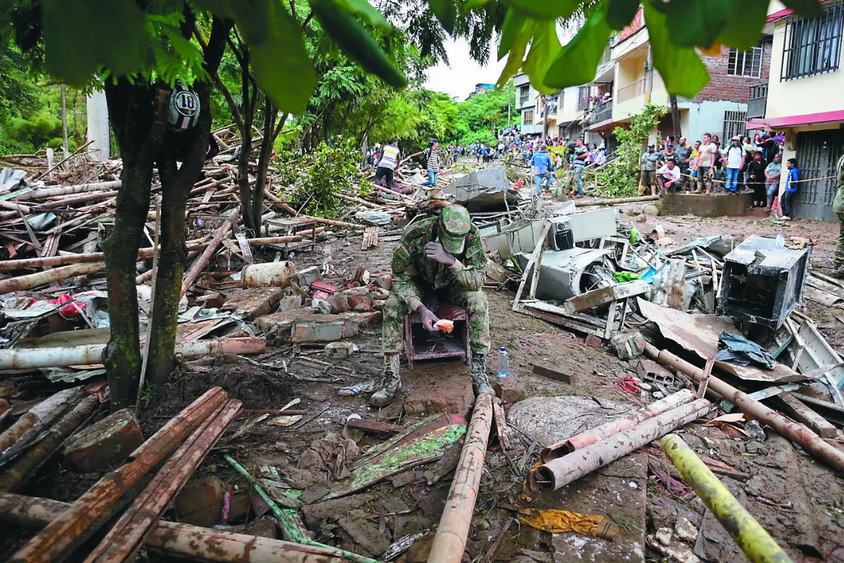 哥倫比亞土石流