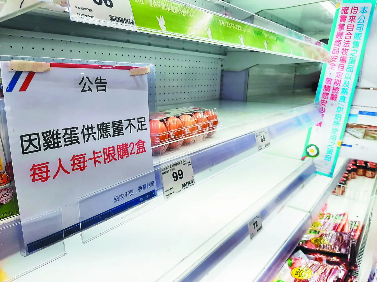 限購掀搶蛋潮 冒雨排隊百公尺