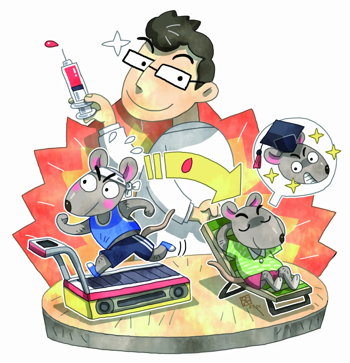 科學尬新聞 運動後血液可提升腦力