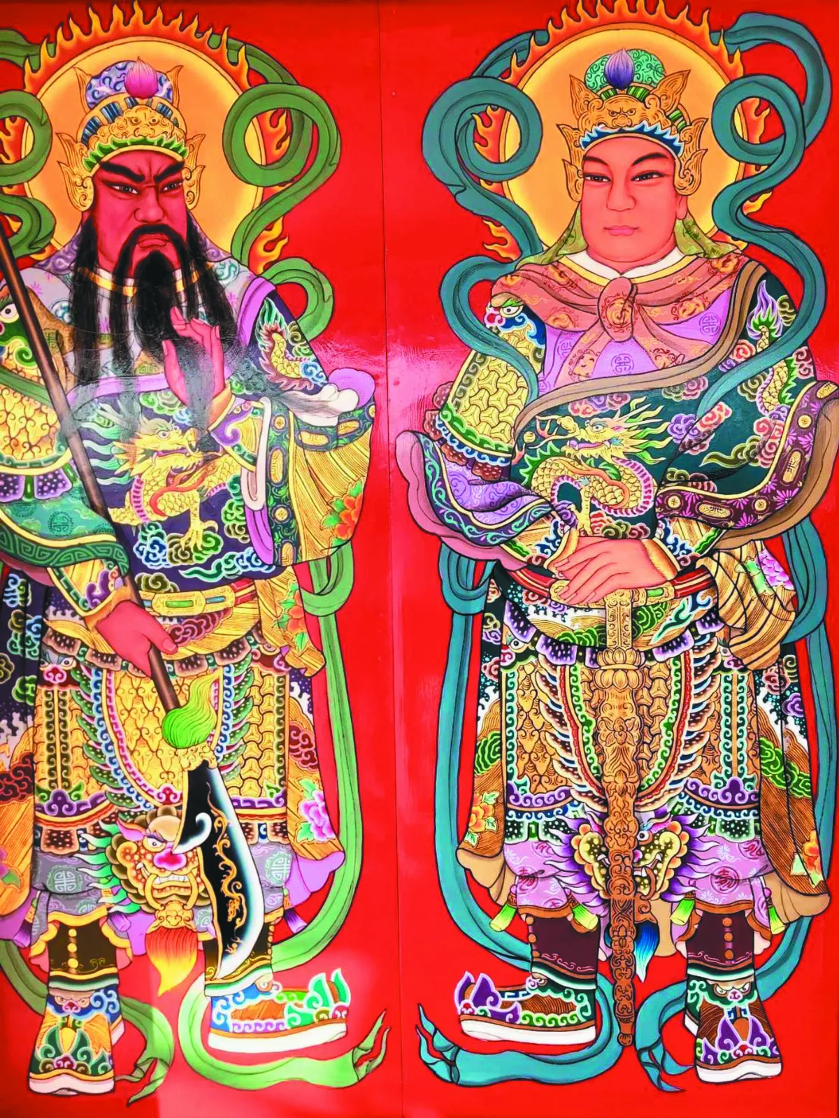 蘇榮仁茹素淨心 恭敬彩繪神佛
