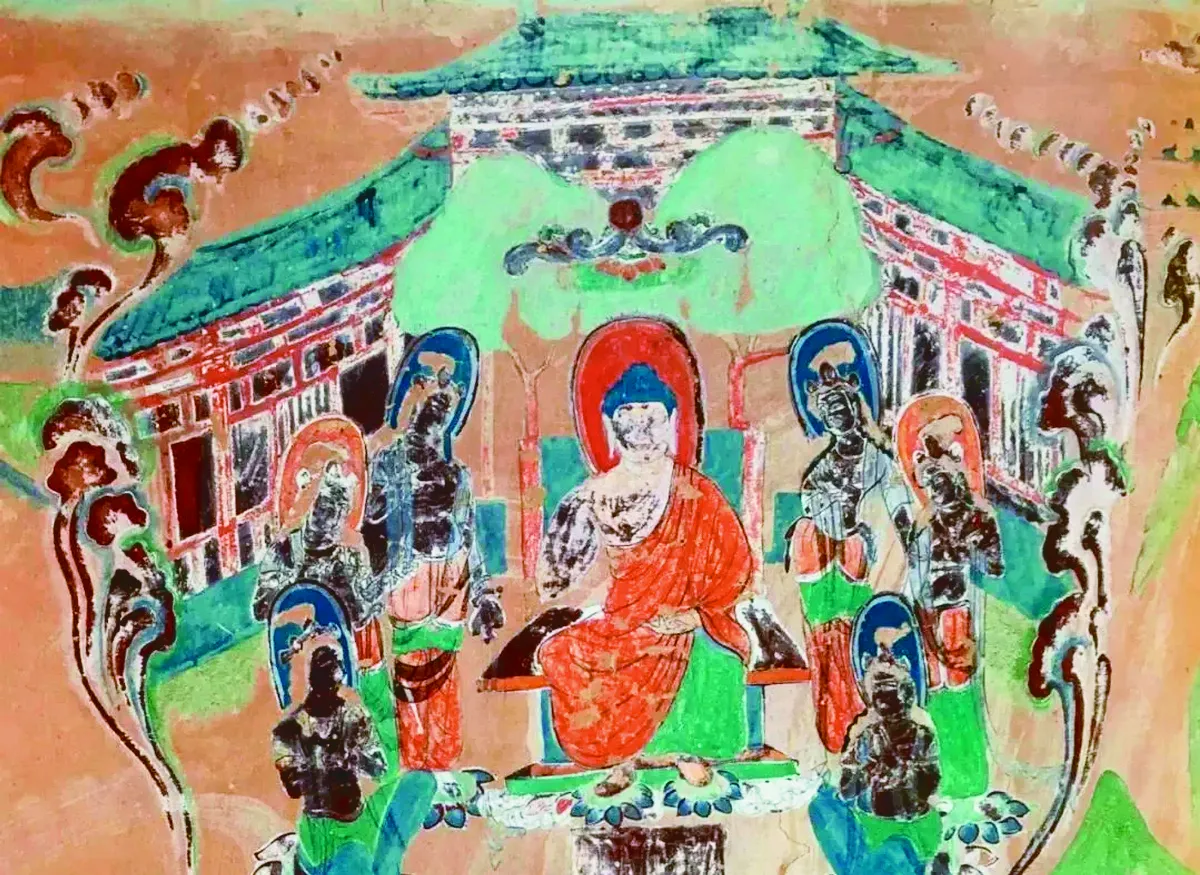 壁上乾坤 敦煌 壁畫中的 古建築（二）看見敦煌壁畫古建築