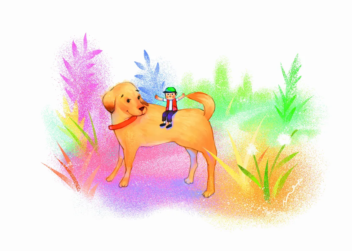 快樂小偵探 優秀的狗助手 文／小茱姐姐　圖／Max