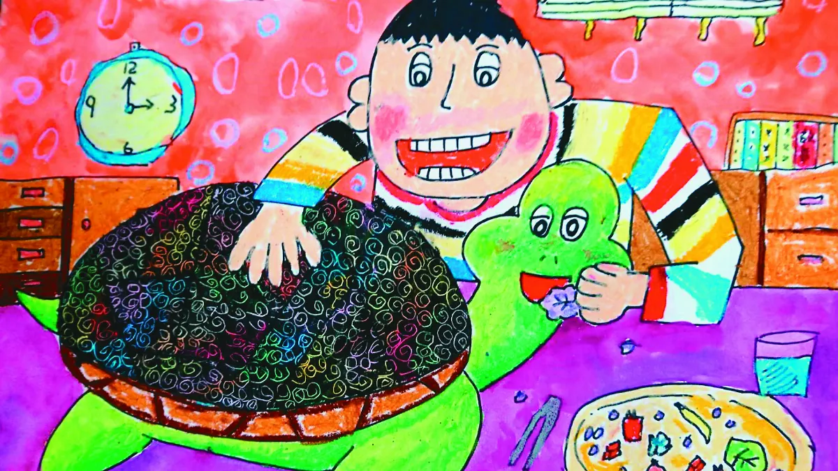 快樂塗鴉簿  我的麻吉萌萌龜