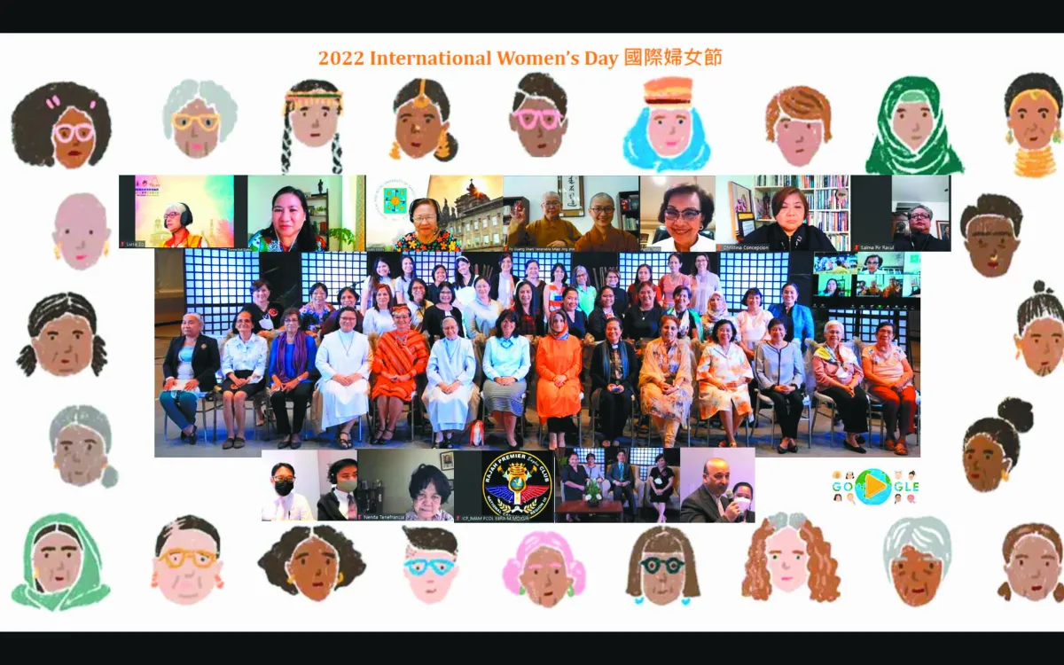菲國跨宗教慶婦女節 佛光山參與