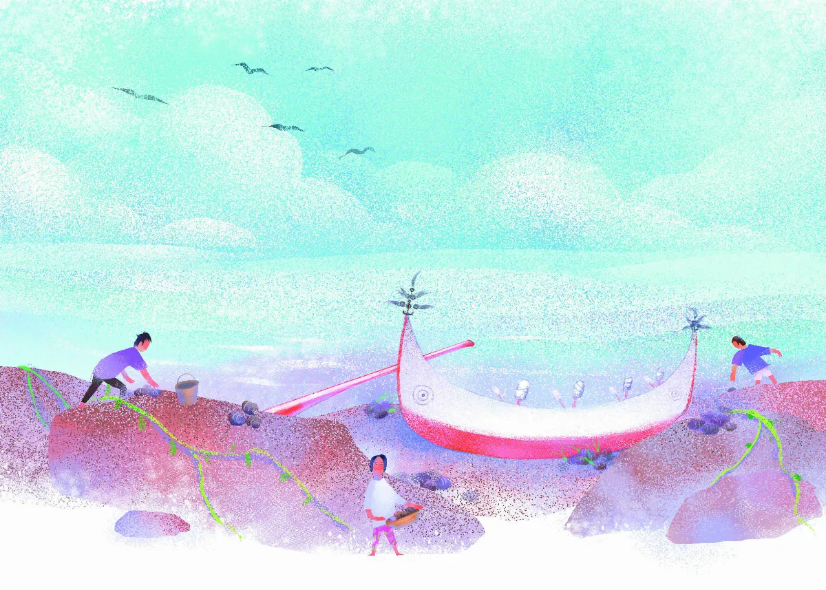 原民說故事 大船希那得格蘭的下水典禮（上）