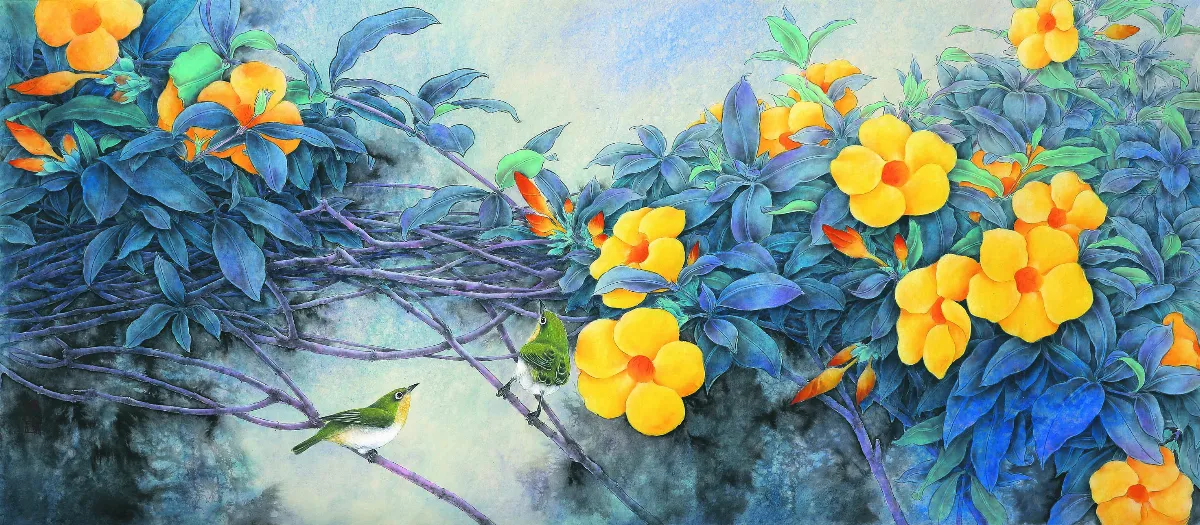 東西對畫──殷曉虹‧陳韋勳母子雙個展 迷惘